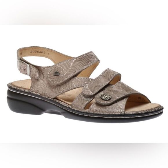 Finn Comfort Gomera Sandstorm Leather Sandals Size 7.5 - Picture 1 of 12